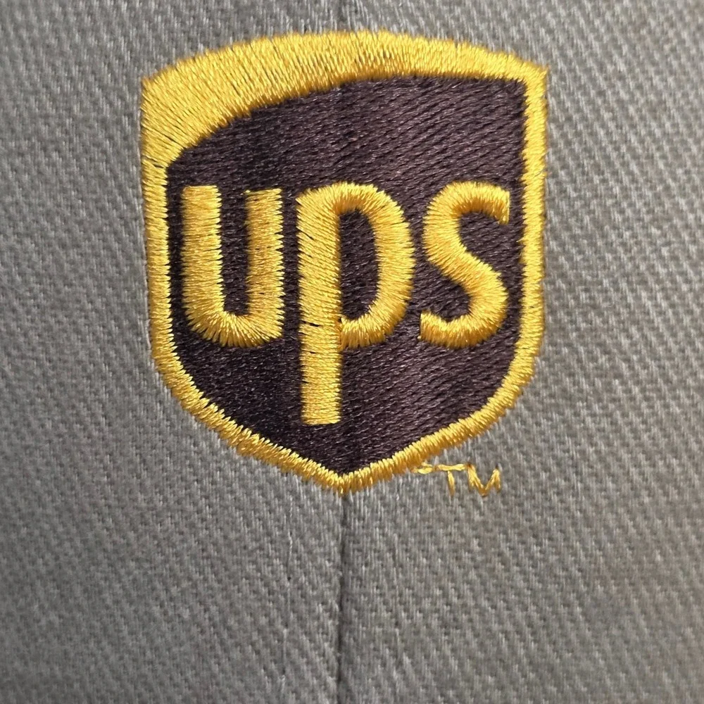 Headmost UPS Baseball Cap Hat Unisex OSFM Tan Black Good Embroidered Logo